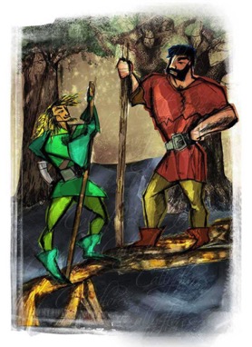 "Robin Hood". Howard's Pyle version for Helbling Languages.