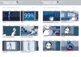Storyboard for “The Manufacturer”, a robot themed Love&Hate story. 3D Animation short. Storyboard for “The Manufacturer”, a robot themed Love&Hate story. 3D Animation short.
